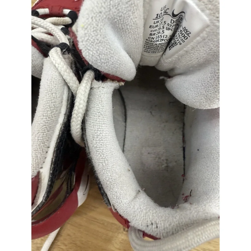 Nike Air More Uptempo  Bulls' Varsity Red/White/Black‎ DB2874-600 Kid's US 10.5C